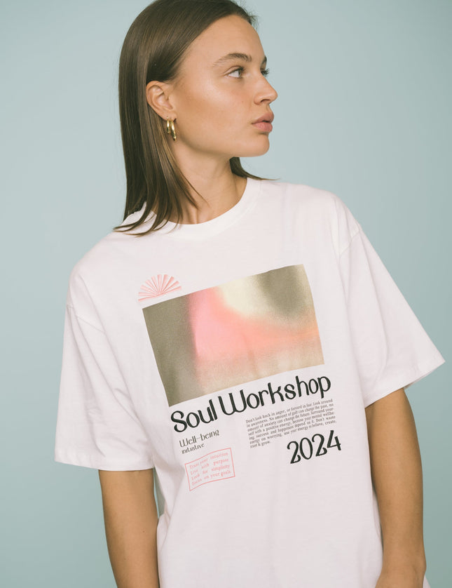 Paige Loose Tee Blanc Soul - Things I Like Things I Love