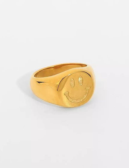Ring Gold Happy Smile - Things I Like Things I Love