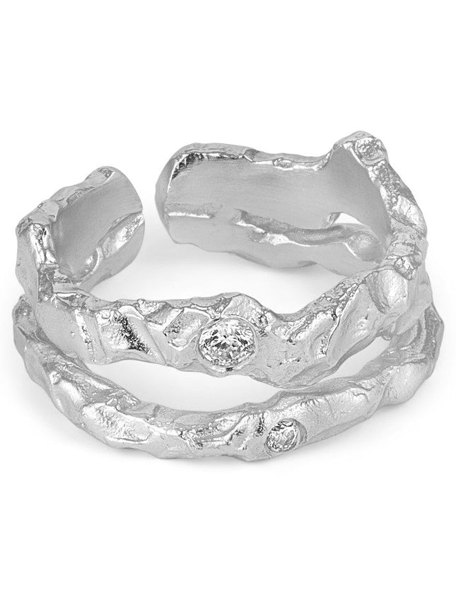 Ring Sanny Foil Silver - Things I Like Things I Love