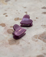 SET OF 2 - Mini Clip Hearty Purple