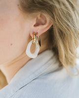 SET OF 2 - Statement Earrings Bold Organic