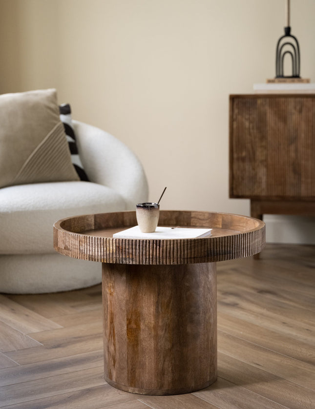 Side Table Lomoka Wood Brown - Things I Like Things I Love