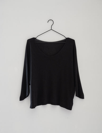 TILTIL Amber Knitted Top Black One Size - Things I Like Things I Love