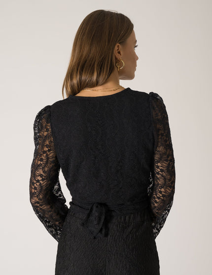 TILTIL Dionne Lace Longsleeve Wrap Top - Things I Like Things I Love