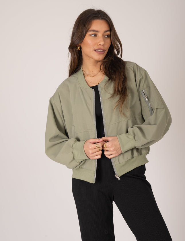 TILTIL Emi Spring Bomber Khaki One Size - Things I Like Things I Love