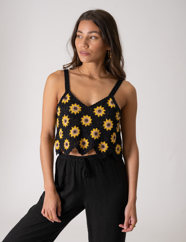 TILTIL Flower Power Crochet Top One Size - Things I Like Things I Love