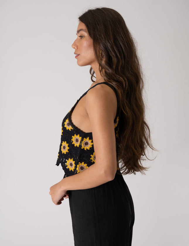 TILTIL Flower Power Crochet Top One Size - Things I Like Things I Love