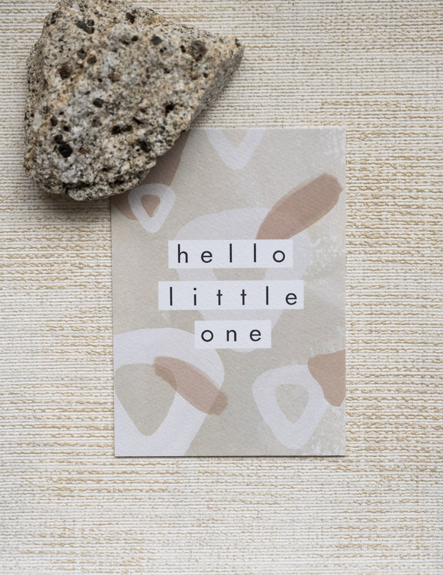 TILTIL Hello Little One Postcard + Envelope - Things I Like Things I Love