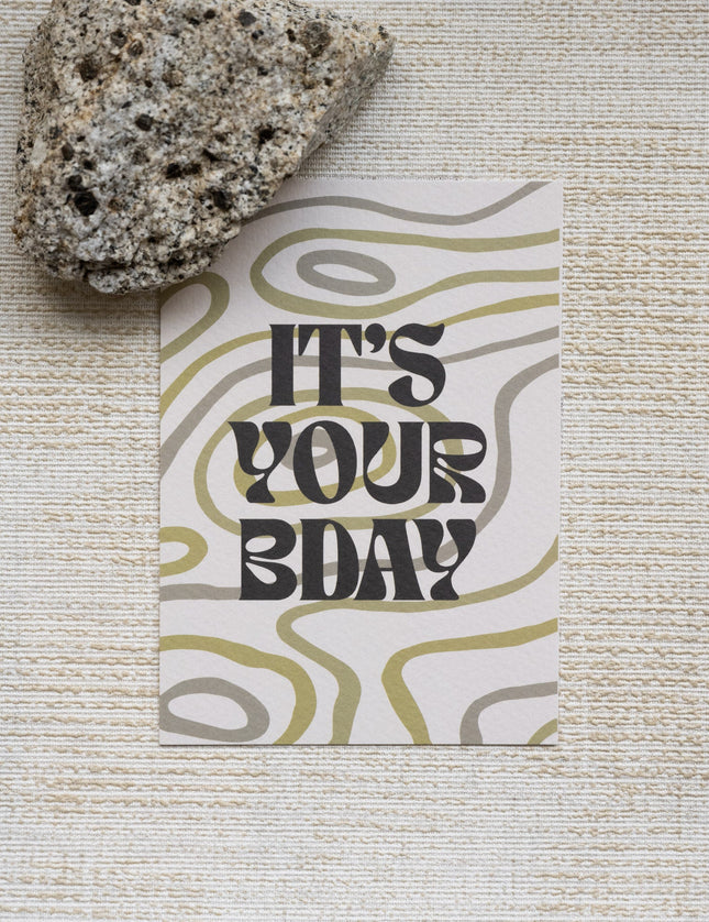 TILTIL It's Your Bday Postcard + Envelope - Things I Like Things I Love