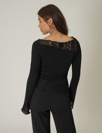 TILTIL Lynn Longsleeve Black Lace - Things I Like Things I Love