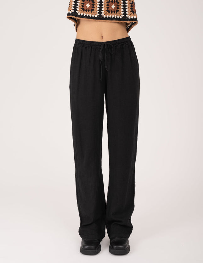 TILTIL Mailey Linen Pants Black - Things I Like Things I Love