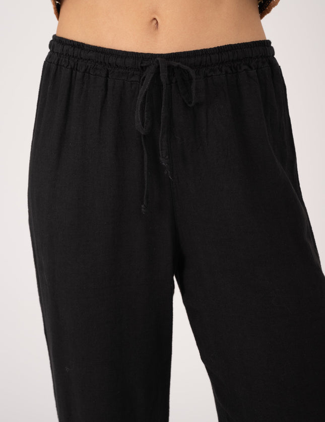 TILTIL Mailey Linen Pants Black - Things I Like Things I Love