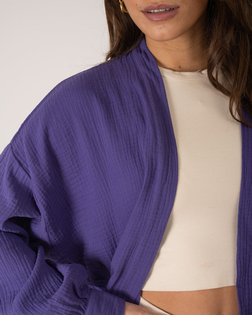 TILTIL Meidi Kimono Dark Violet One Size - Things I Like Things I Love