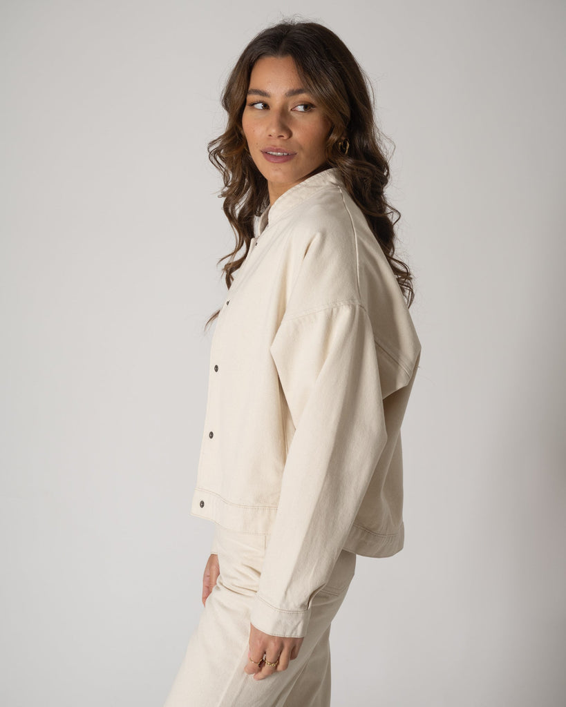 TILTIL Mette Jacket Denim Off-White - Things I Like Things I Love