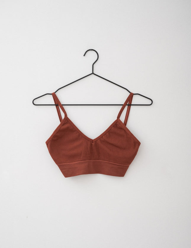 TILTIL Ruby Rib Bra Rust - Things I Like Things I Love