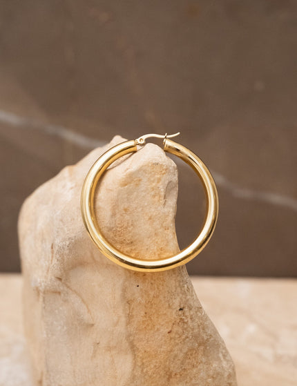 TILTIL Single Hoop Goldplated Boldy - Things I Like Things I Love