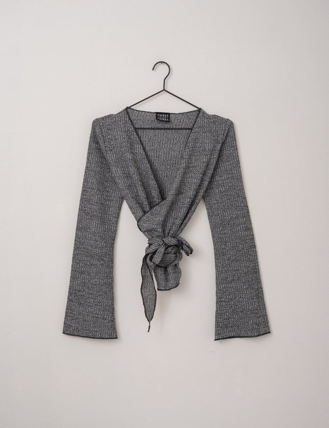 TILTIL Willy Wrap Flare Grey Melange - Things I Like Things I Love