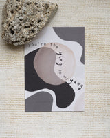 TILTIL Ying Yang Postcard + Envelope