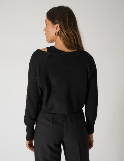 TILTIL Zoey Cropped Knit Black One Size - Things I Like Things I Love