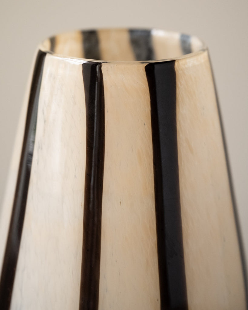 Vase Beige Stripe - Things I Like Things I Love