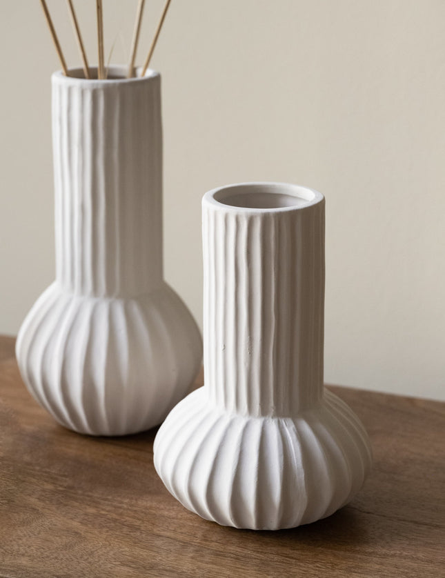 Vase Deco Feyo Ceramics Cream - Things I Like Things I Love