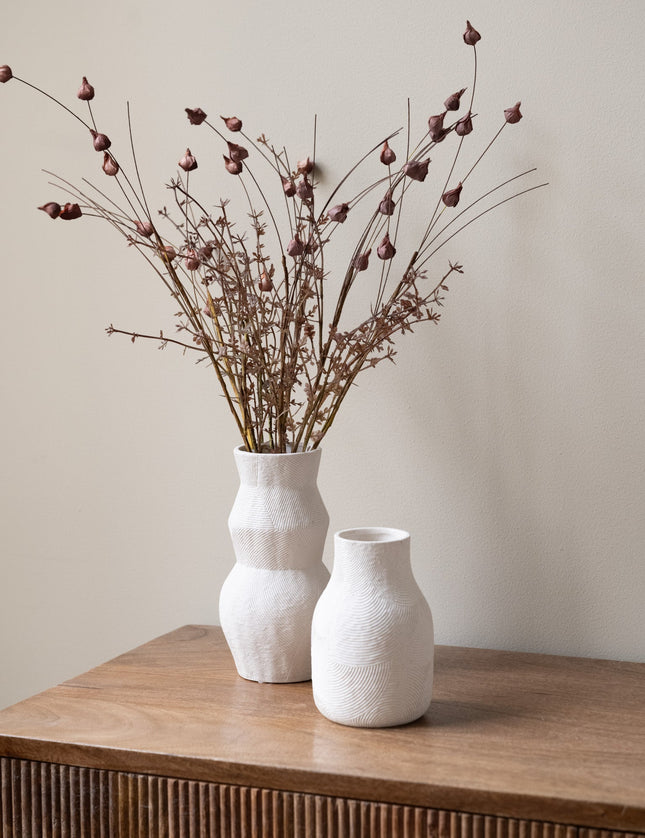 Vase Elly Porcelain Matte White - Things I Like Things I Love