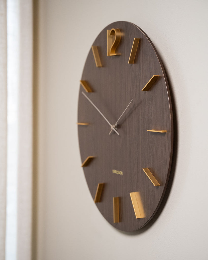 Wall Clock Meek Wood - Things I Like Things I Love